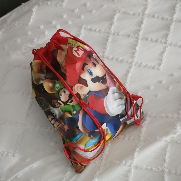 Super Mario Drawstring Backpack - Picture 3 of 3